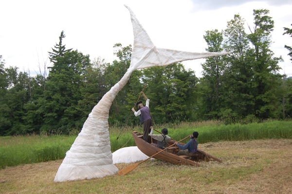 Michael Melle's Moby Dick sculpture, view 1