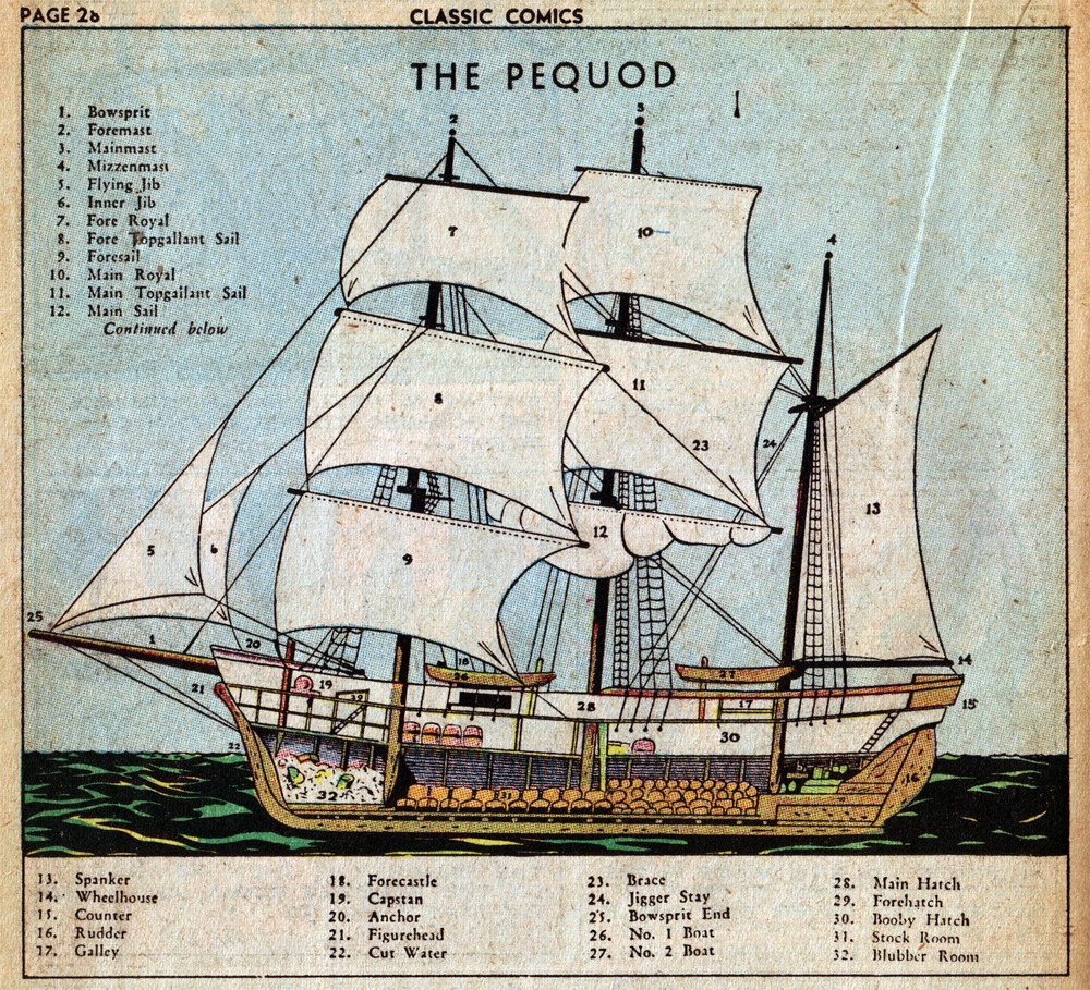 Moby dick pequod ship